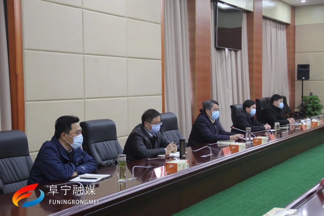 县委副书记吴启标,县人大常委会主任林进,县政协主席王玉新和郝瑞耀