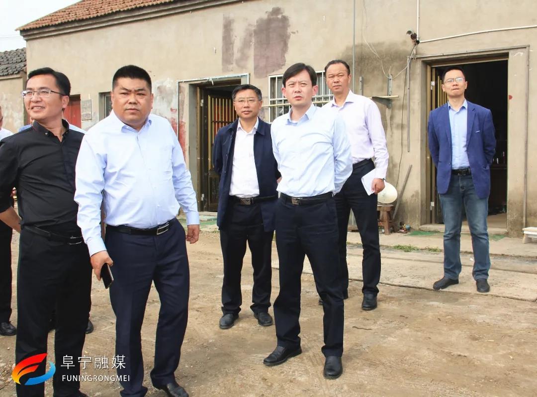 阜宁县人民政府 阜宁要闻 张利华督查通榆河"两违"项目整治工作